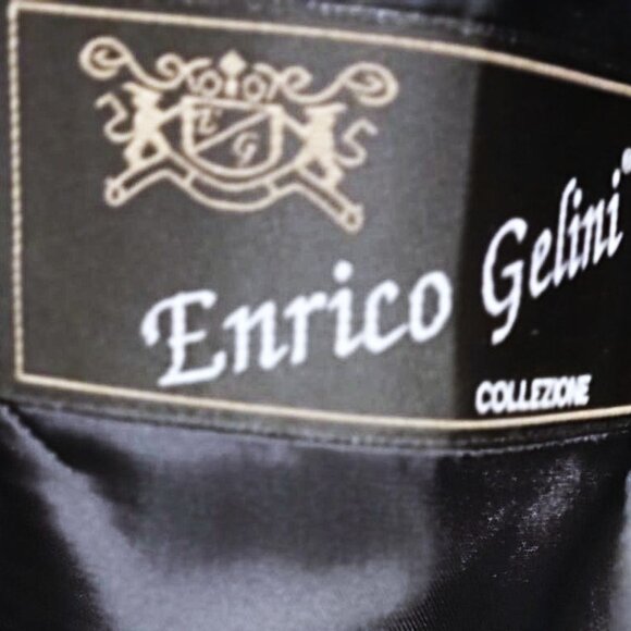 Enrico Gelini Men 2 Piece Dark Blue Pinstripe Suit 42S - Picture 8 of 16